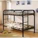 Donco Kids Modern Metal Twin Bunk Bed