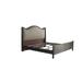 ACME Marchesa Queen Bed in Beige Leather & Tobacco Finish