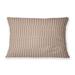 BRIDGEPORT BROWN Indoor|Outdoor Lumbar Pillow By Kavka Designs