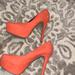 Jessica Simpson Shoes | Jessica Simpson Platform Heels | Color: Orange | Size: 7