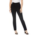 Plus Size Women's Essential Stretch Yoga Pant by Roaman's in Black (Size 22/24)