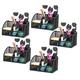 EXERZ Desk Organiser 5pcs Set/Mesh Desk Tidy/Pen Holder/Multifunctional Organizer EX348 - Black