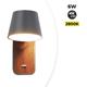 Barcelona Led - Applique led orientable 6W Koppen 2700K - Gris - Gris