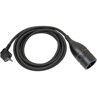 1161830030 Strom Verlängerungskabel Schwarz 5.00 m H05VV 3G 1,5 mm² - Brennenstuhl