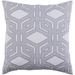 Decorative Stanhope Silver 20-inch Throw Pillow Cover