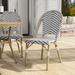 Ariel French Patio Wicker Bistro Chairs (Set of 2) by Furniture of America - Set of 2