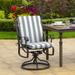 Arden Selections Outdoor Cabana Stripe 44 x 20 in. High Back Dining Chair Cushion