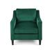 Milo Contemporary Velvet Club Chair by Christopher Knight Home - 30.75" W x 33.50" L x 33.75" H
