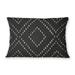 PARSON BLACK Indoor|Outdoor Lumbar Pillow By Kavka Designs