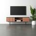 AllModern Mulligan Solid Wood TV Stand for TVs up to 55" Wood in Brown | Wayfair C876F8704F9745828581F52FD13E71C2