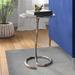 House of Hampton® Medora Figurine End Table Metal in Gray | 21 H x 15.5 W x 15.5 D in | Wayfair 7DEE0016C74F4087947A1D2EF06F8C8C