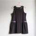 Jessica Simpson Dresses | Jessica Simpson Wednesday Adams Leather Collar Pinafore Dress | Color: Black | Size: L