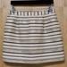 J. Crew Skirts | J.Crew Stripe Metallic Pocket Mini Skirt Size 4 | Color: Blue/Gold | Size: 4