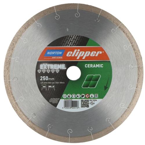 Clipper Diamanttrennscheibe Extreme Ceramic 250x25,4 mm 70184644432 - Norton