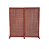 36" W x 72" H Solid Wood Privacy Screen Room Divider With Wood Stand - Set of 2pc