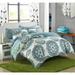 Porch & Den Rothbury Printed Medallion Reversible 3-piece Duvet Set