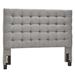 Briella Button Tufted Linen Upholstered Headboard iNSPIRE Q Modern