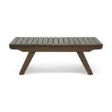 Sedona Outdoor Wooden Coffee Table by Christopher Knight Home