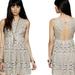 Free People Dresses | Free People Rocco Floral Lace Dress Babydoll | Color: Cream/Tan | Size: 4