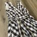 J. Crew Dresses | Jcrew Gingham Dress Size 2 Black And White Checker | Color: Black/White | Size: 2