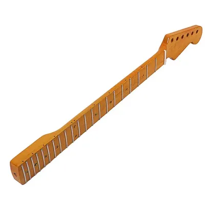 Manche de rechange pour guitare électrique ST composé de 21 frettes pièce en bois élégante