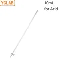 YCLAB-BuCord avec robinet d'arrêt équipement de chimie de laboratoire verre transparent acide de