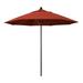 California Umbrella 9' Rd. Aluminum Frame, Fiberglass Rib Patio Umbrella with Sunbrella Fabric, Base Not Included