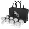 Petanque / Boules Set For Bocce and More with 8 Steel Tossing Balls, Cochonnet, and Carrying Case by Hey! Play!
