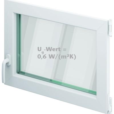 ACO Therm 3.0 Fenstereinsatz Dreh/Kipp Standard mit 3-fach WSG, Anschlag rechts, 75x50 cm