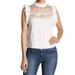 Free People Tops | Free People Gauze Crochet Tie Back Ivory Top | Color: Cream/White | Size: S