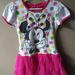 Disney Dresses | Disney Minnie Mouse Pink Dress Tutu Skirt Sz 4/5 | Color: Pink/Silver | Size: 4g
