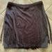 Zara Skirts | Brand New Zara Fringe Black Skirt | Color: Black | Size: M