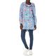 Joules Women's Golightly Waterproof Coat, Blue Stripe Floral, 20