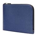 Incase Facet Sleeve Tasche für Apple MacBook Pro 13" & Air 13" & 12"/13" Notebooks/Tablets [Aus 100% recyceltem Twill (Polyester) I 2 Innentaschen I Wasserabweisende Außenseite I EVA gepolstert] blau