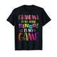 Mein Name ist Oma und Bingo ist mein Spiel Lustiges Bingo T-Shirt