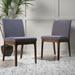 Kwame Fabric Dining Chair (Set of 2) by Christopher Knight Home - N/A