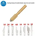 Fer à souder électrique universel 936, support de grattoir chauffant, lame pour téléphone iphone, couverture arrière en verre, outil d'élimination de la colle UV