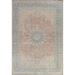 Traditional Muted Distressed Kerman Persian Wool Area Rug Hand-knotted - 9'7" x 12'7"