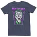 "Big & Tall DC Comics Batman Joker ""HA HA HA"" Comic Pop Portrait Tee, Men's, Size: 3XL, Med Blue"