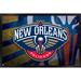 New Orleans Pelicans 35.75'' x 24.25'' Framed Logo Poster