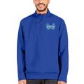 Men's Antigua Royal Hampton Pirates Big & Tall Generation Quarter-Zip Pullover Jacket