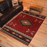 Red 27 x 0.4 in Area Rug - Loon Peak® Perrault Southwestern Area Rug Polypropylene | 27 W x 0.4 D in | Wayfair 930037972D4E42EF9903F39425D17260