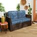 Bungalow Rose Kaaya Indoor/Outdoor Seat/Back Cushion Acrylic, Polyester in Blue | 47 W x 23 D in | Wayfair 1B418EBFA5864384A168C55594D26CE2