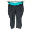 Lululemon Pants & Jumpsuits | Lululemon Sz 8 Yoga Running Crop Legging Pants | Color: Black/Blue | Size: 8