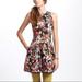 Anthropologie Dresses | Leifsdottir Dress 2 Adelita Metallic Floral | Color: Black/Red | Size: 2