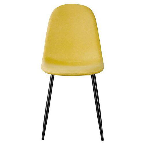 chaises must pied noir assise safran - paperflow