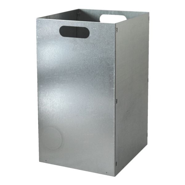SZ Metall Abfalleimer-Innenbehälter 54 Liter grau, 32x55x34 cm
