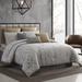 Riverbrook Home Lantana Grey Jacquard 10-piece Comforter Set