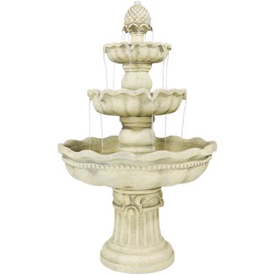 Sunnydaze 3-Tier Pineapple Outdoor Fountain - May Be Options to Choose