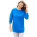Plus Size Women's Fleece Sweatshirt by Woman Within in Bright Cobalt (Size 4X)